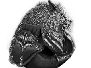 Fan arts : Un buisson et un worgen