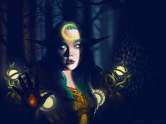 Druidesse elfe de la nuit T9 par Vicky Yarova