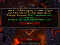 Problèmes de connexion à World of Warcraft (26/08/2012)