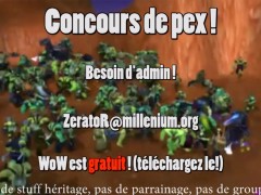 Concours de pex mardi à 18h avec Zerator