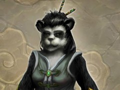Artwork de femelle pandaren par Robert Mekis